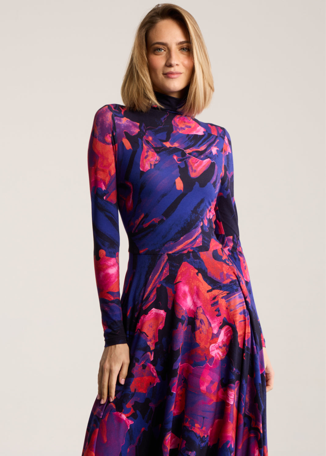 Sukienka GO(LF) FOR IT print Dreamworld orange & violet