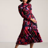 Dress LET’S DANCE dahlias print