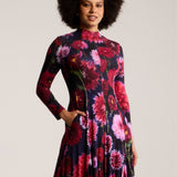 Dress LET’S DANCE dahlias print