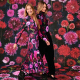Dress LET’S DANCE dahlias print