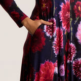 Dress LET’S DANCE dahlias print