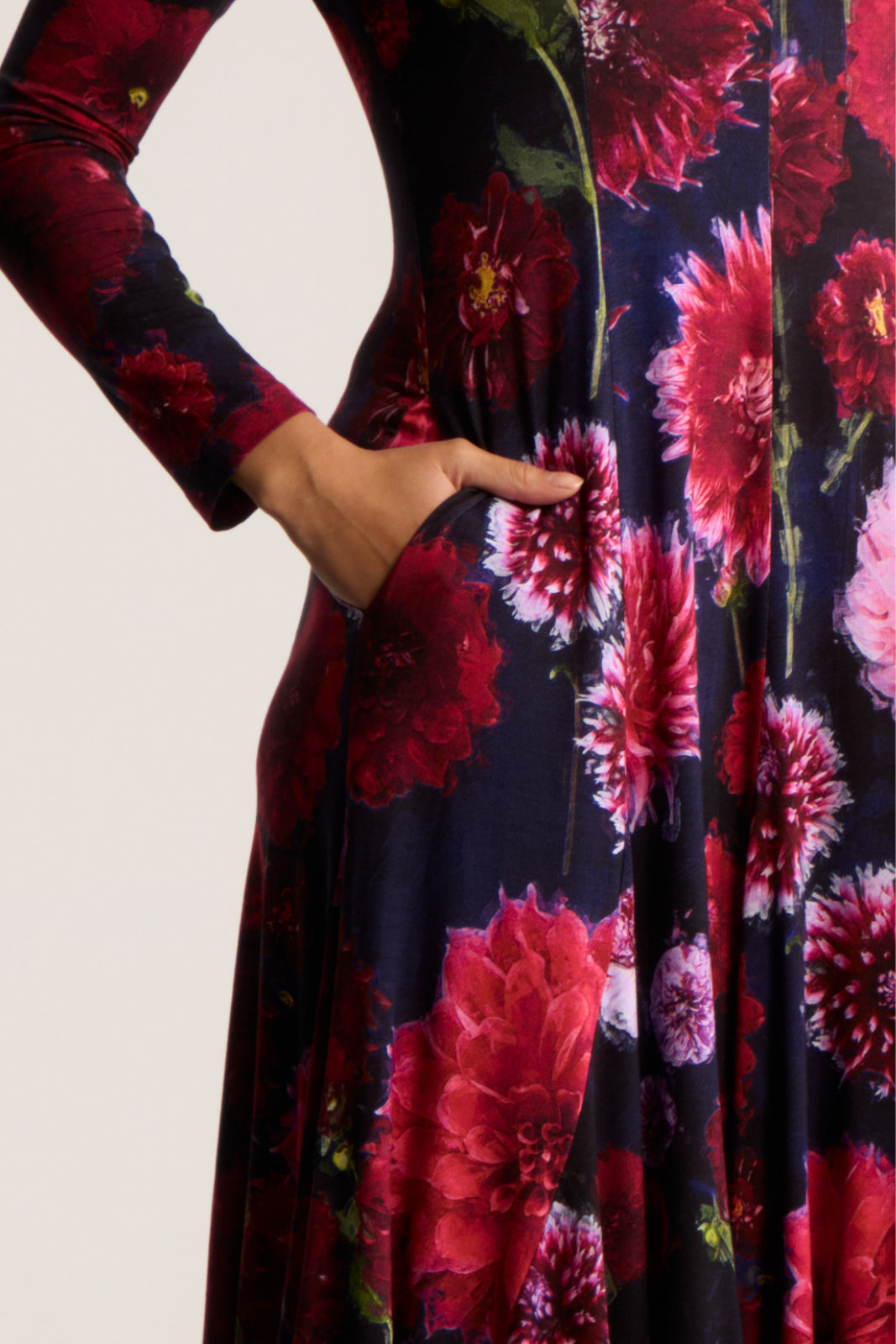 Dress LET’S DANCE dahlias print