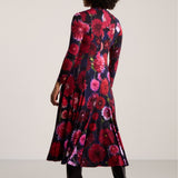 Dress LET’S DANCE dahlias print