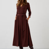 Sukienka LIBERTY DRESS espresso