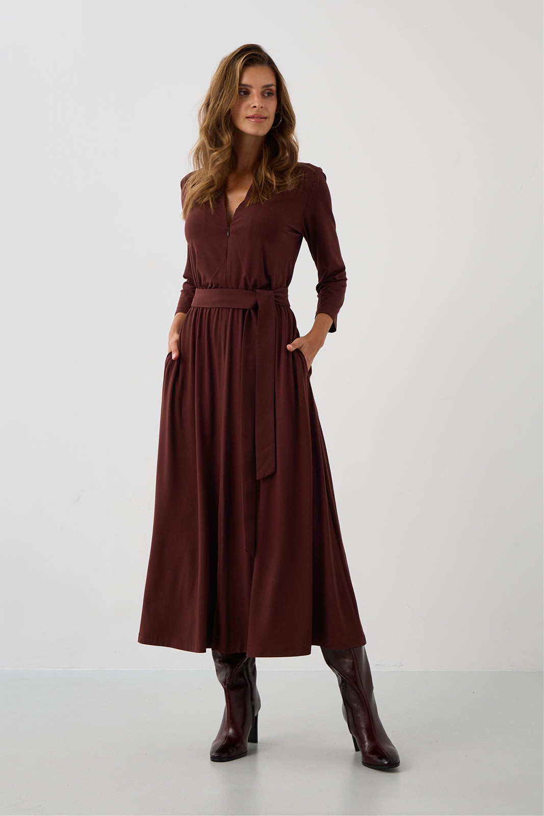 Sukienka LIBERTY DRESS espresso