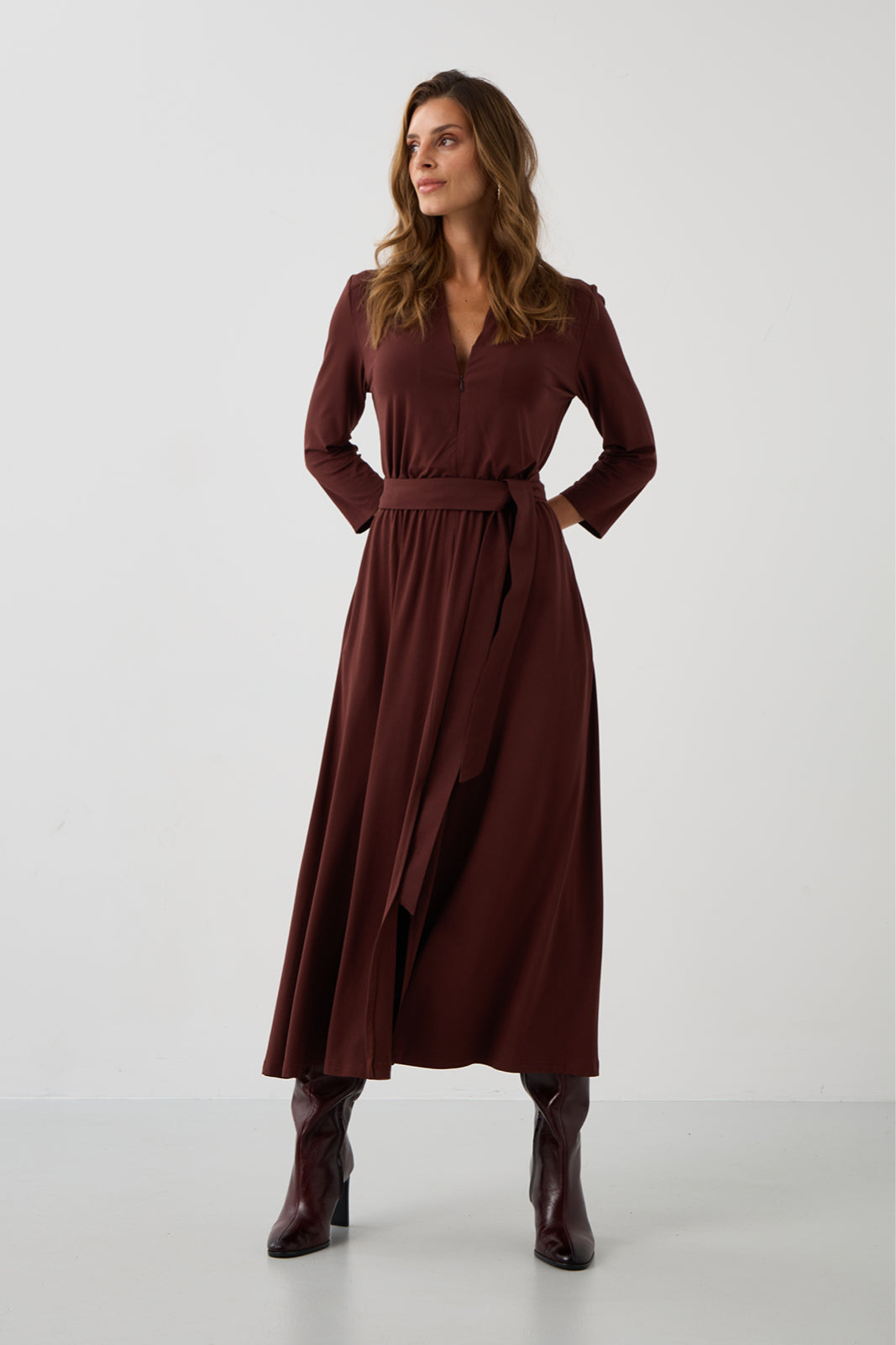 Sukienka LIBERTY DRESS espresso