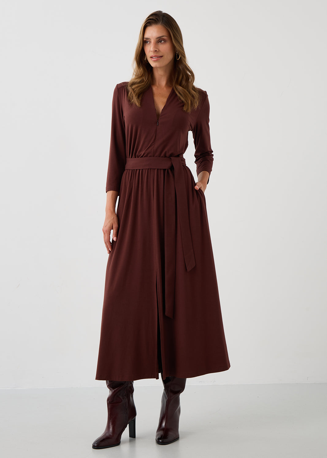 Sukienka LIBERTY DRESS espresso