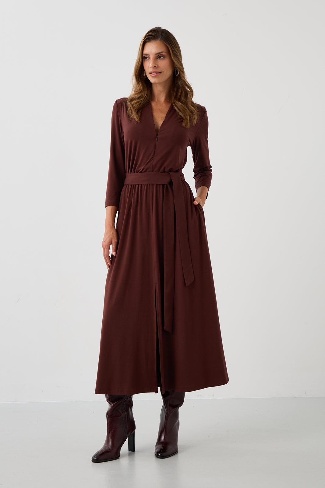 Sukienka LIBERTY DRESS espresso