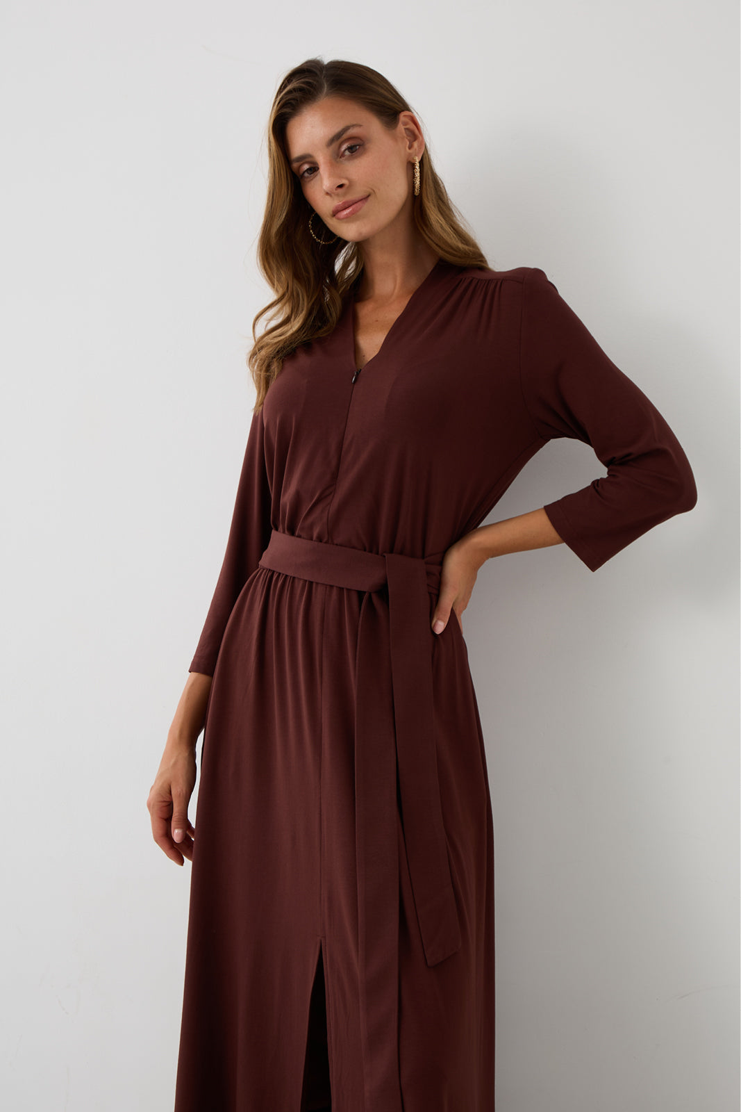 Sukienka LIBERTY DRESS espresso