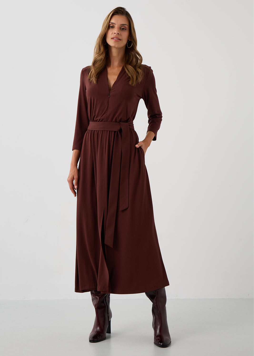 Sukienka LIBERTY DRESS espresso