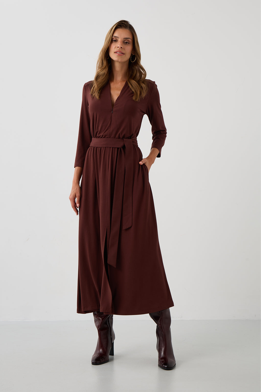 Sukienka LIBERTY DRESS espresso
