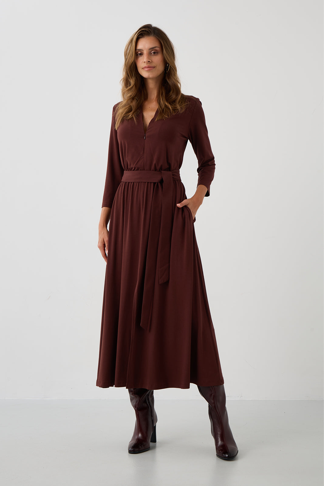 Sukienka LIBERTY DRESS espresso