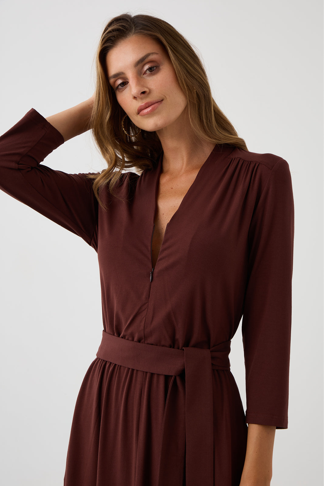 Sukienka LIBERTY DRESS espresso