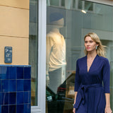 LIBERTY DRESS MAXI nocny granat