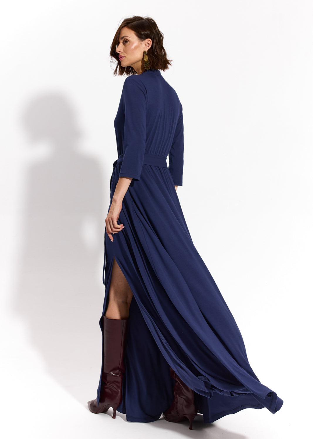 LIBERTY DRESS MAXI nocny granat