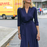 LIBERTY DRESS MAXI nocny granat