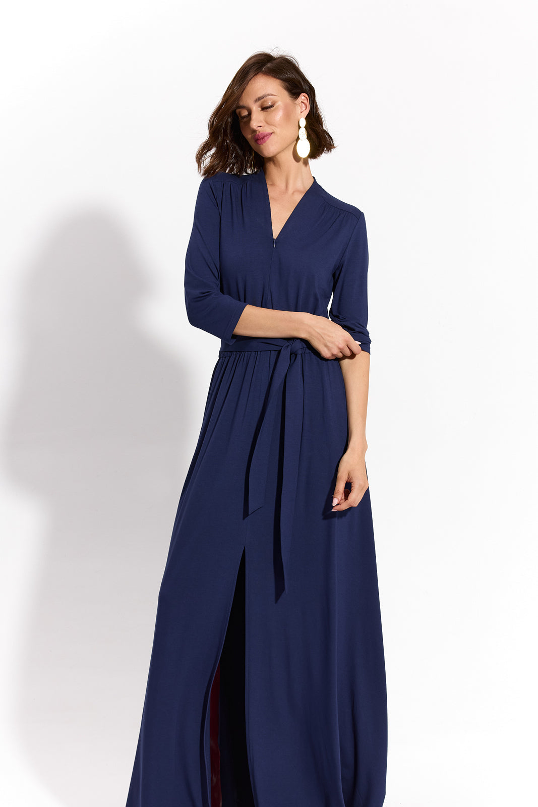 LIBERTY DRESS MAXI nocny granat