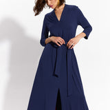 LIBERTY DRESS MAXI nocny granat