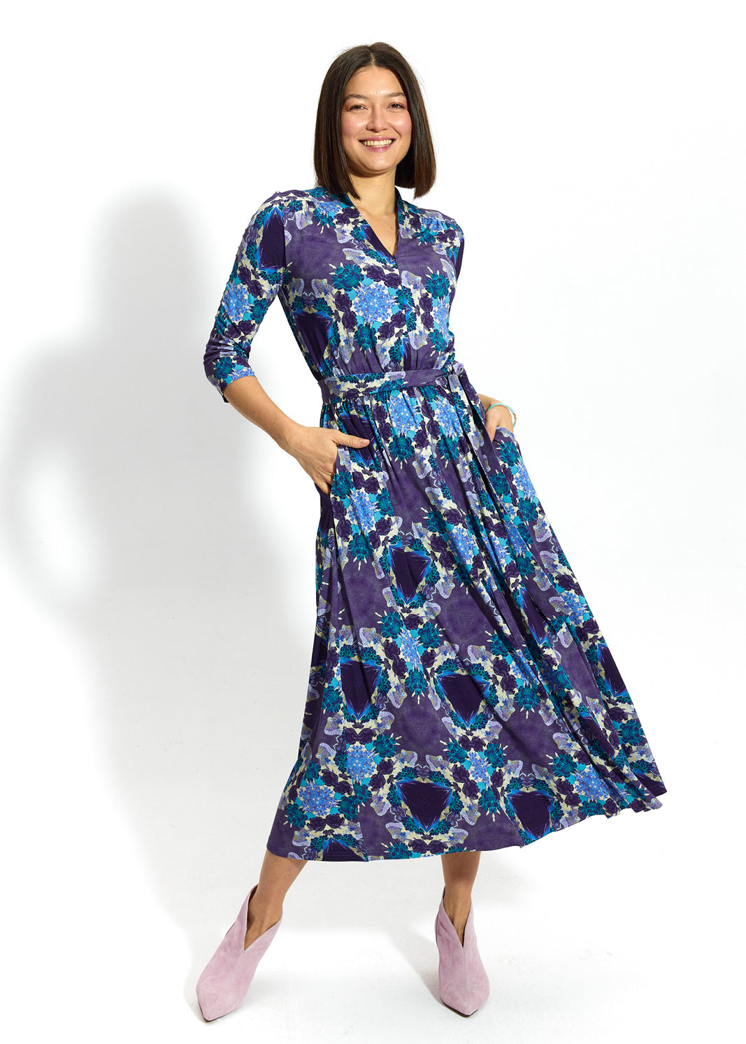 LIBERTY DRESS print kalejdoskop hokus pokus
