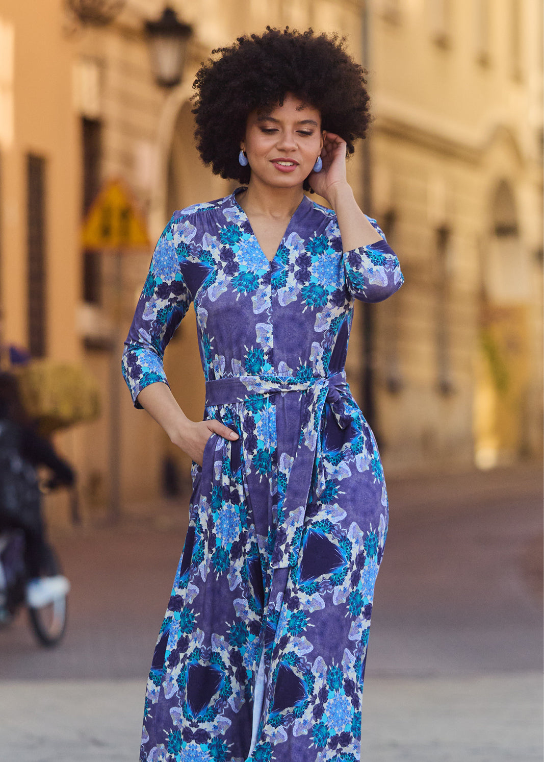 LIBERTY DRESS print kalejdoskop hokus pokus