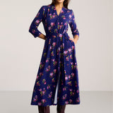 Dress LIBERTY DRESS risk'n'roses blue print