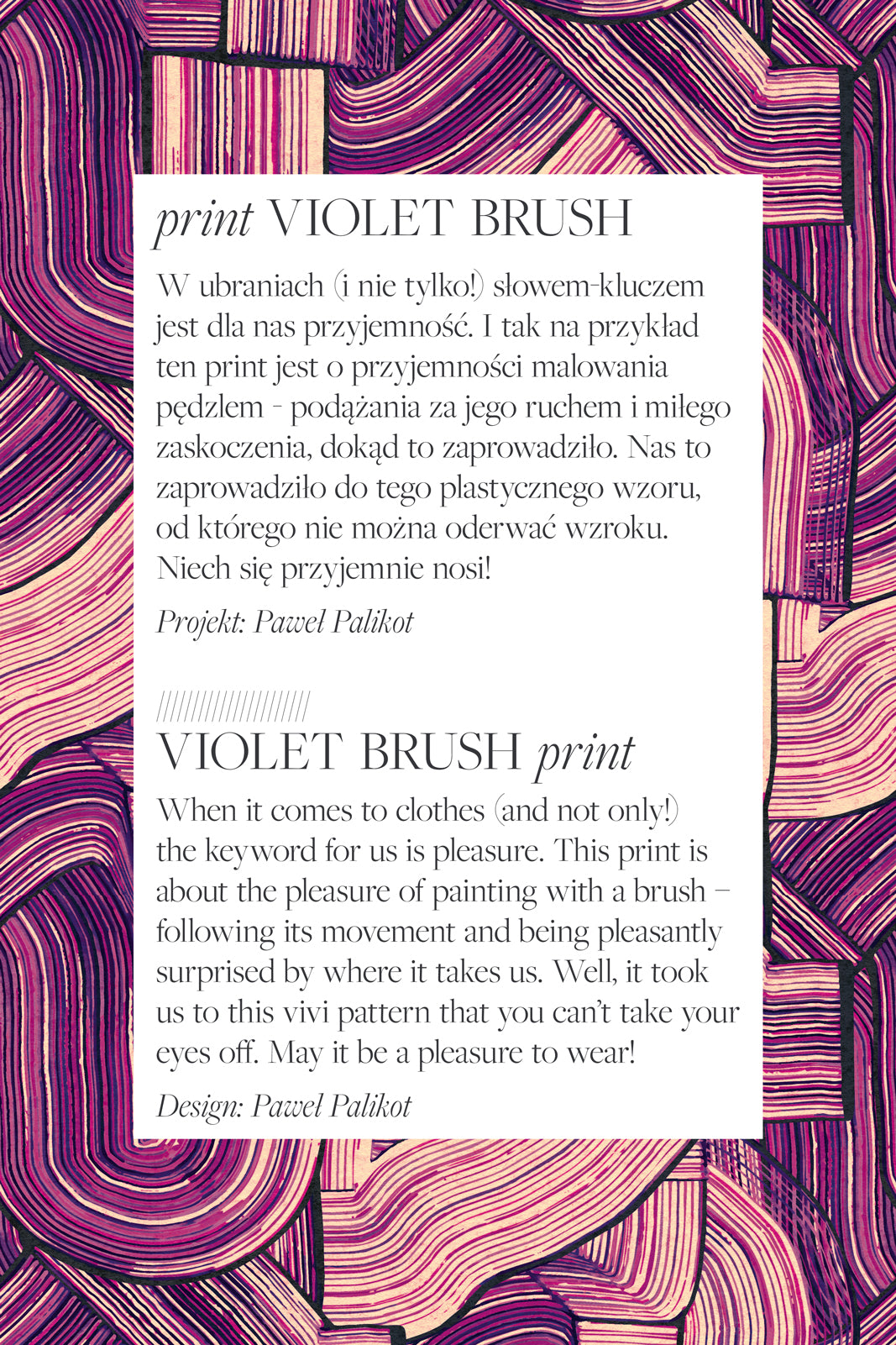 LIBERTY DRESS print violet brush