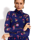 PARYŻANKA print risk'n'roses blue