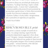 PARYŻANKA print risk'n'roses blue