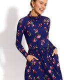 PARYŻANKA print risk'n'roses blue