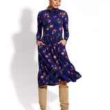 PARYŻANKA print risk'n'roses blue