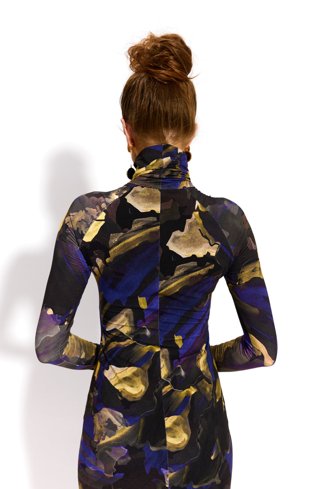 SKINCITY Z GOLFEM MAXI print Dreamworld złoty