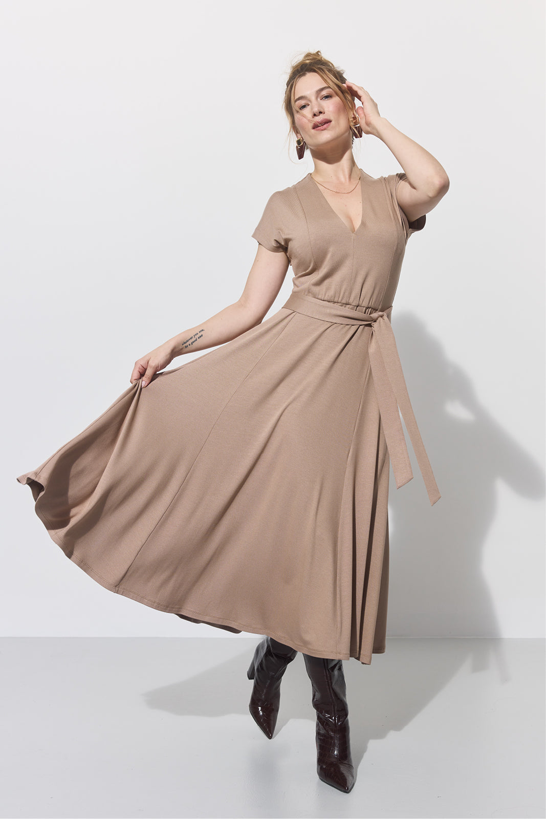 KINGA 175 cm linergistka, modelka sukienka S 