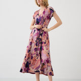 Sukienka TOSKANIA print Dreamworld pink & mauve