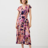 Sukienka TOSKANIA print Dreamworld pink & mauve