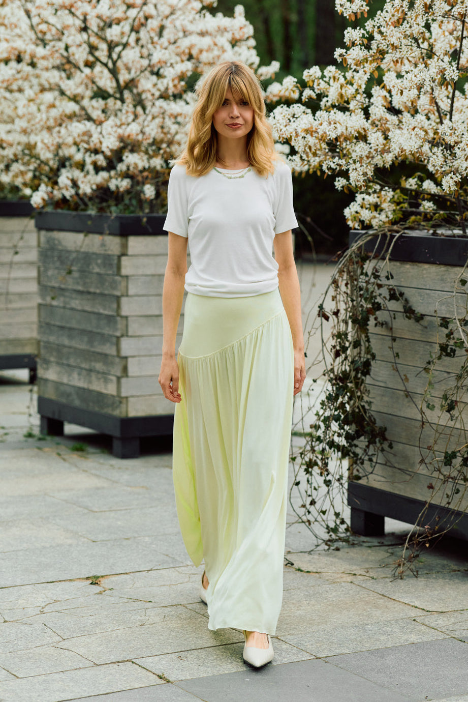 SUMMER OF LOVE MAXI krem cytrynowy