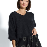 SWETER Z ALPAKI PREMIUM nearly black