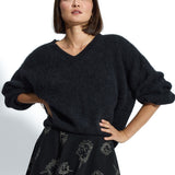 SWETER Z ALPAKI PREMIUM nearly black