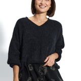 SWETER Z ALPAKI PREMIUM nearly black