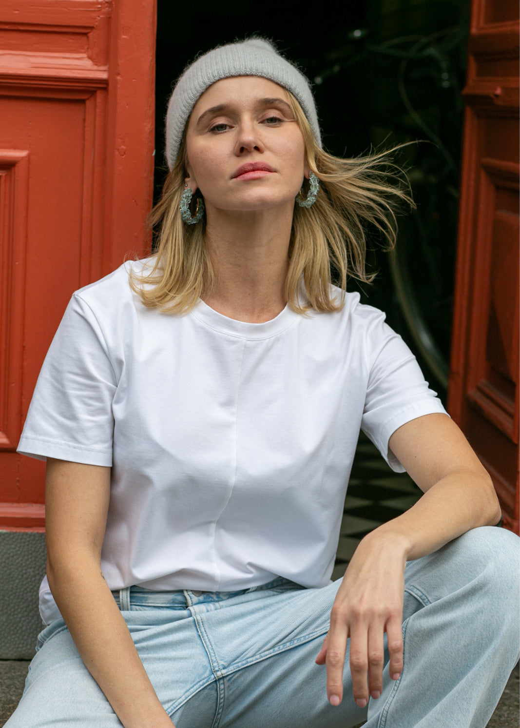 TISZERT BAWEŁNIANY biały