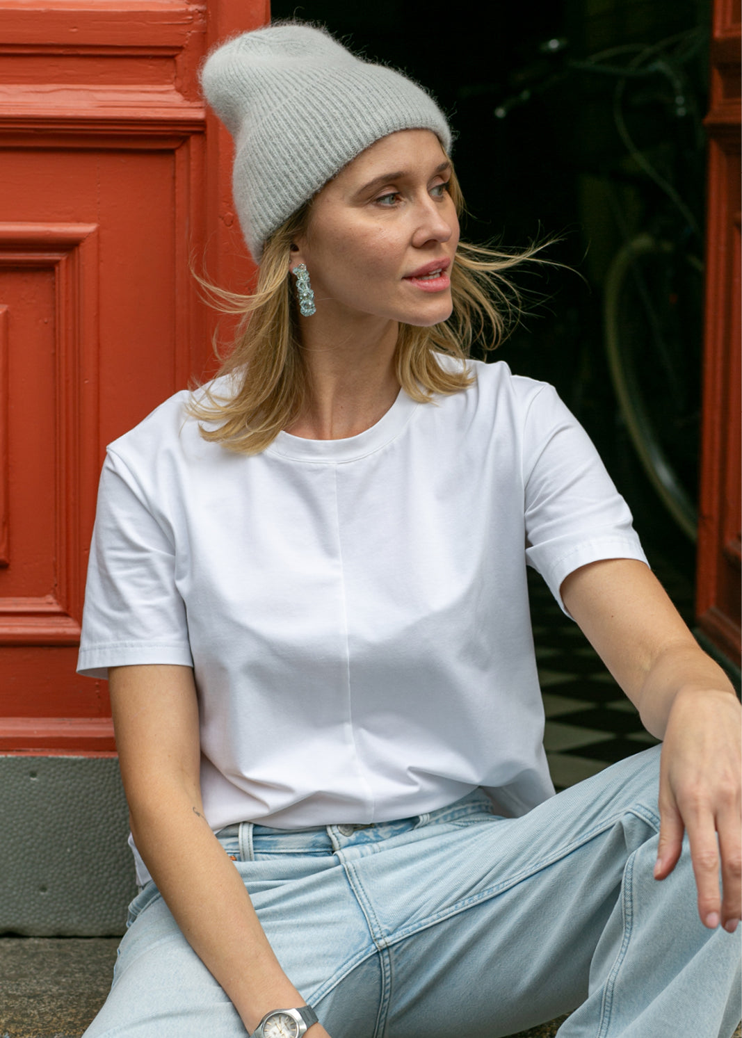 TISZERT BAWEŁNIANY biały