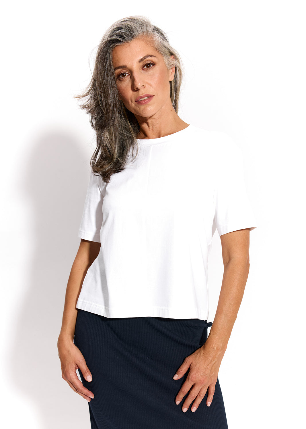 TISZERT BAWEŁNIANY biały