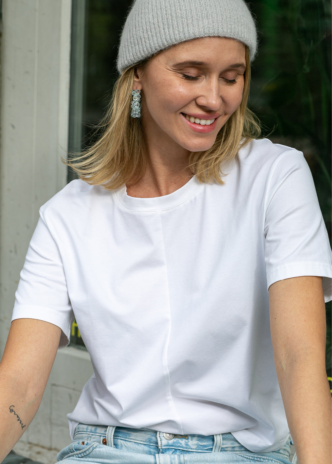 TISZERT BAWEŁNIANY biały