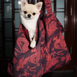 Torba BAG GIRL print Swanski Studio red
