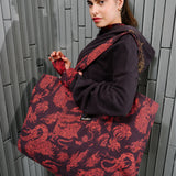 Torba BAG GIRL print Swanski Studio red