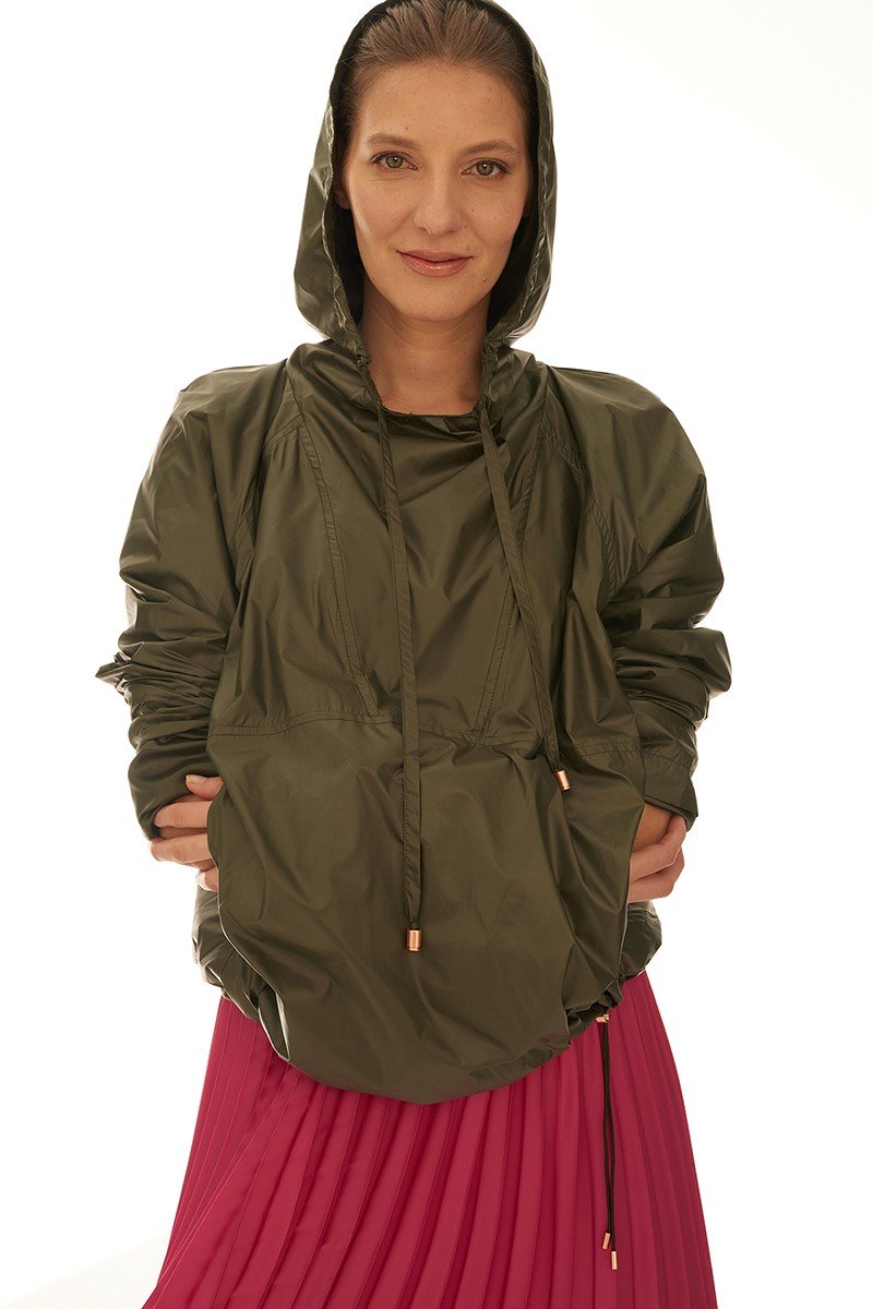 LADY IN RAIN khaki