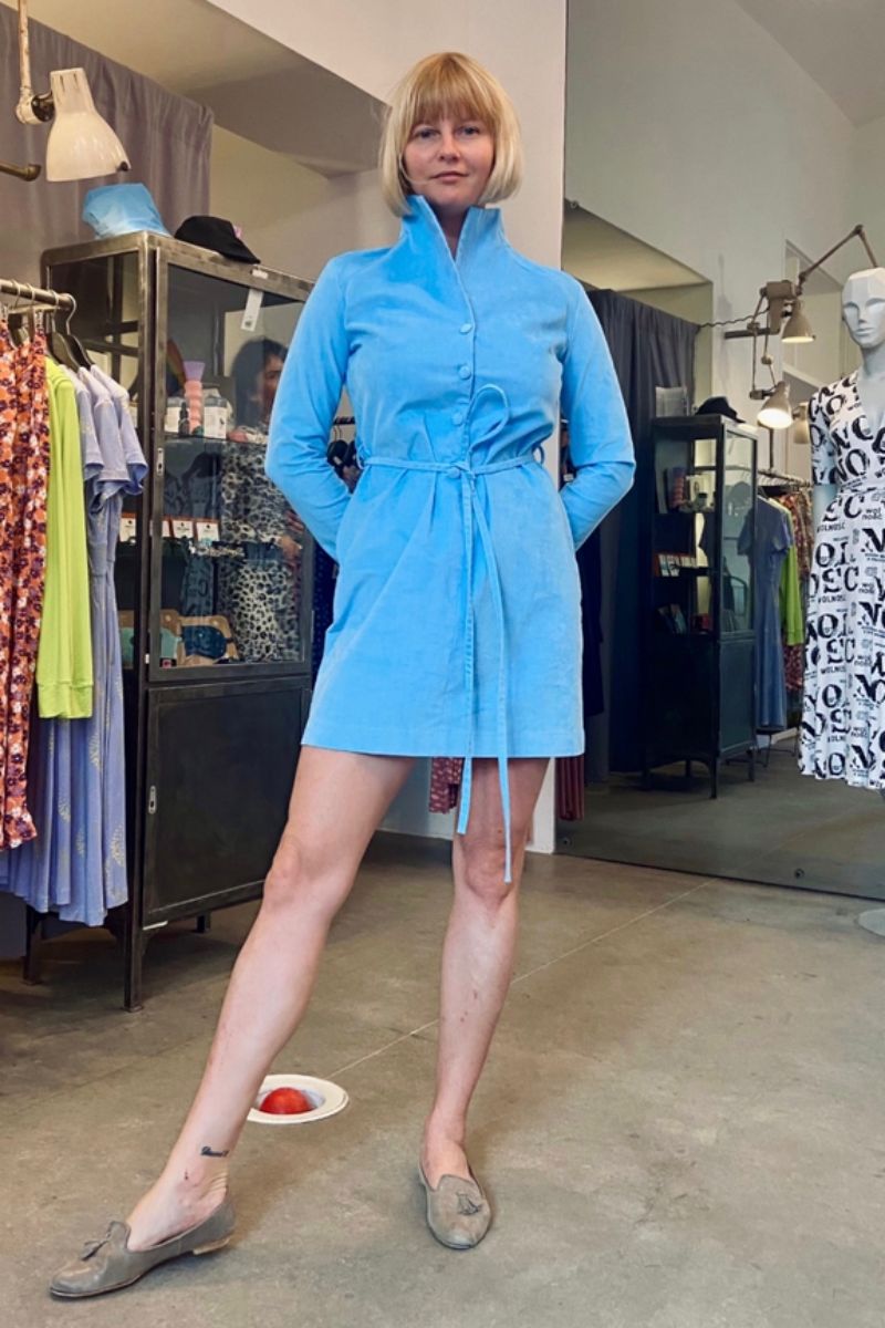 MRS. ROBINSON CORDUROY baby blue