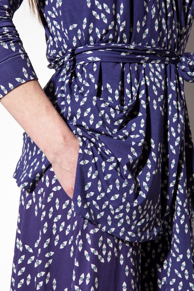 PRIMAVERY navy blue all eyes on you