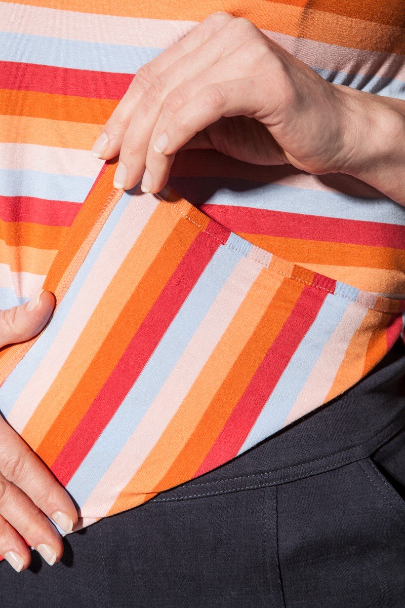 TEE-AMO seventies stripes