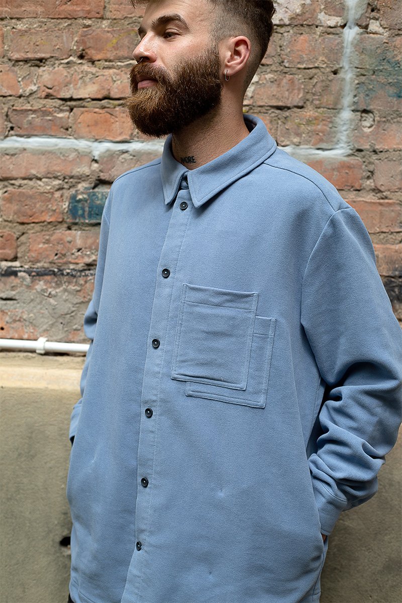 KOSZULA ash blue