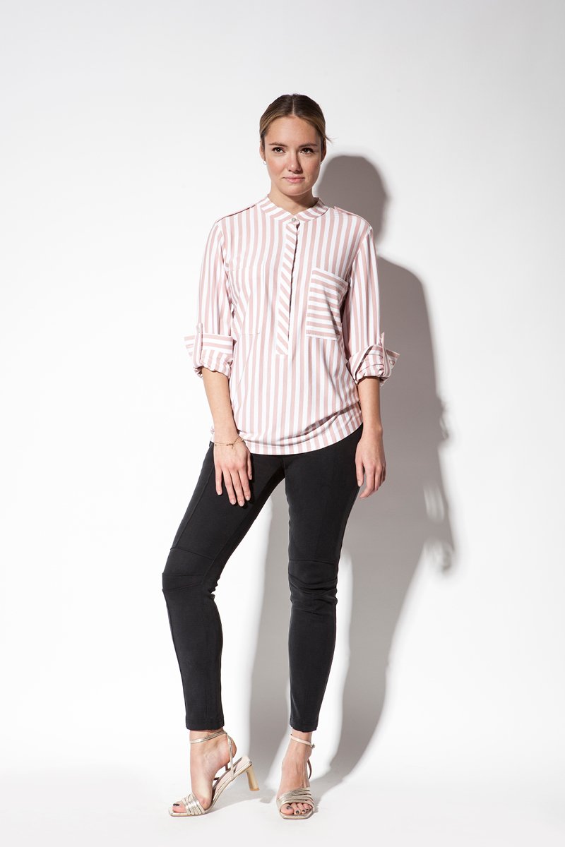 CHICK SHIRT pink stripes